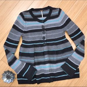 FREE PEOPLE cardigan sweater, XS S.